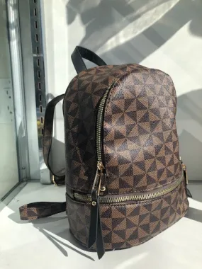 3 in 1 convertible mini backpack in Brown