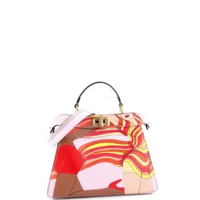 Antonio Lopez Peekaboo ISeeU Bag Printed Leather Inlay Small