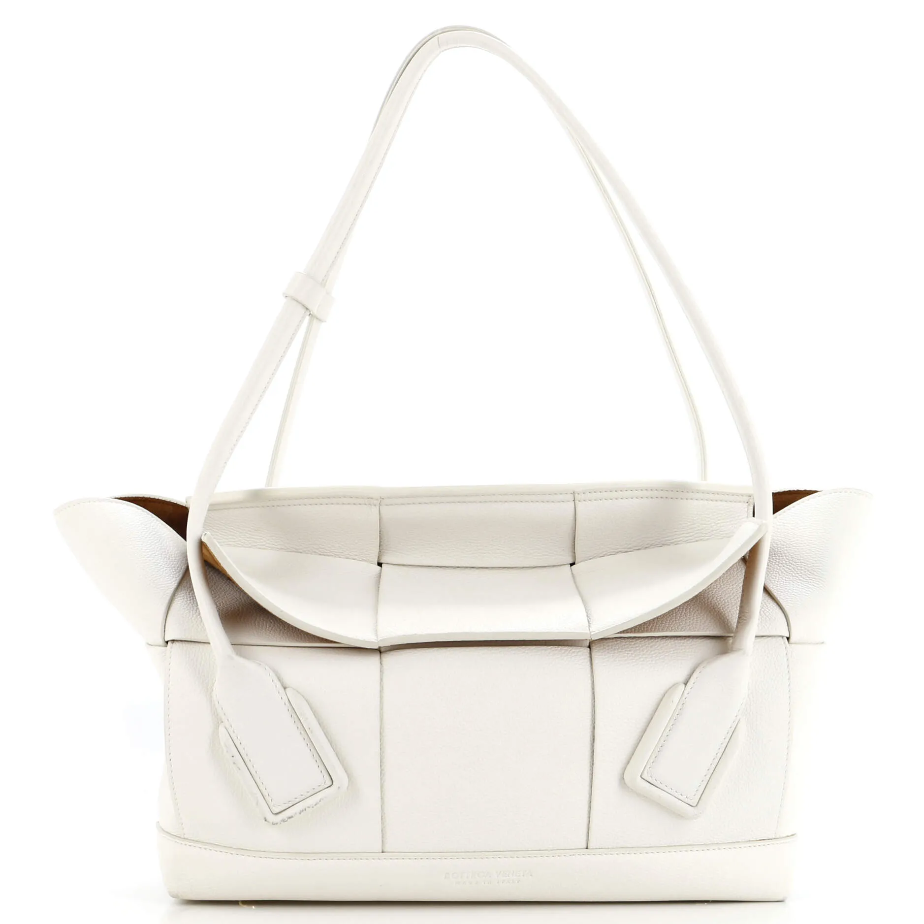 Arco Bag Maxi Intrecciato Leather Large