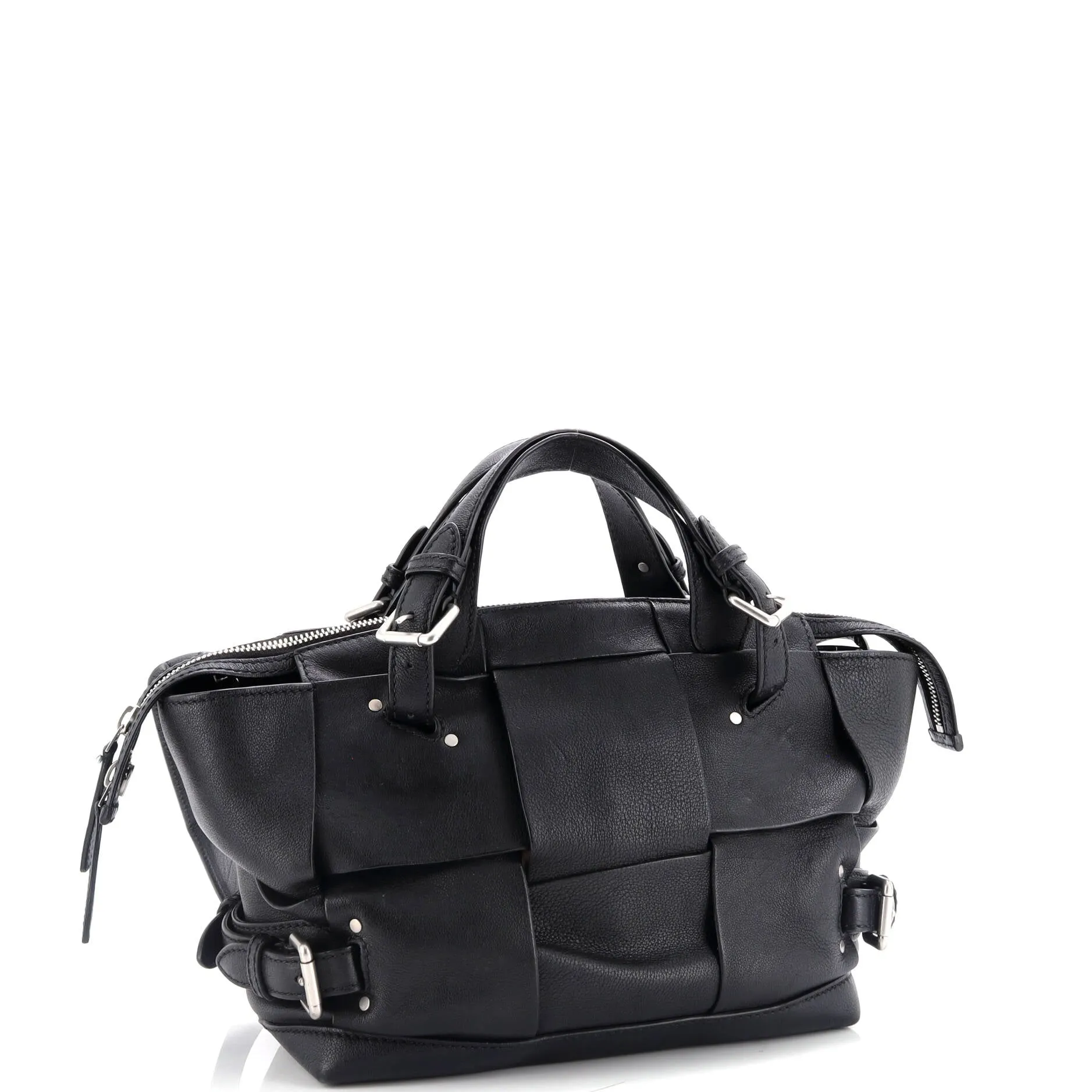 Arco Tool Bag Maxi Intrecciato Leather