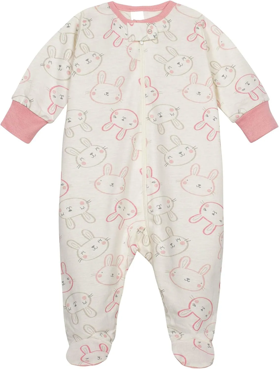 Baby-Girls 4-Pack Sleep 'N Play Footies Multi Pack