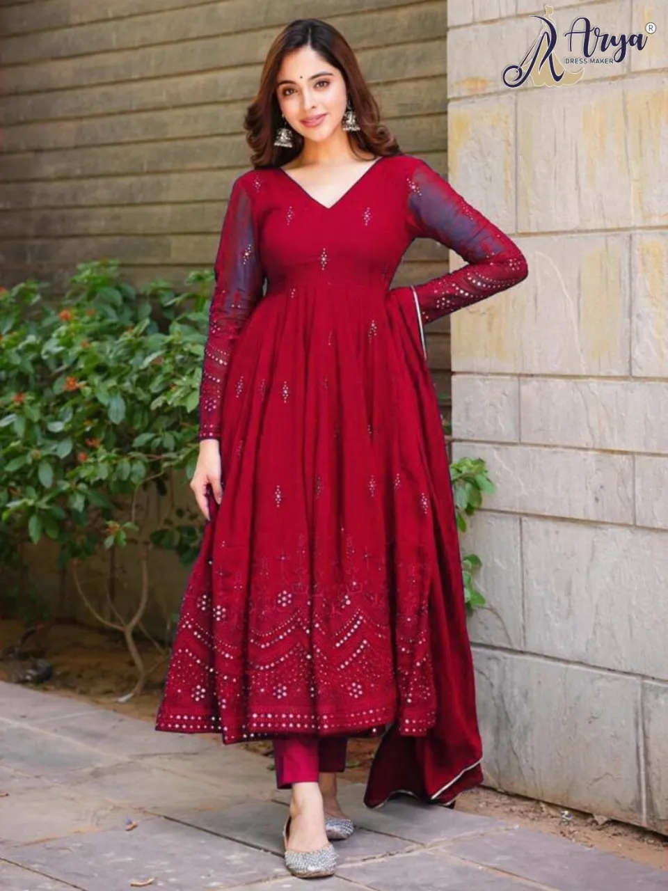 Beautiful Designer Avtar Heavy Anarkali Designer Gown & Dupatta Set