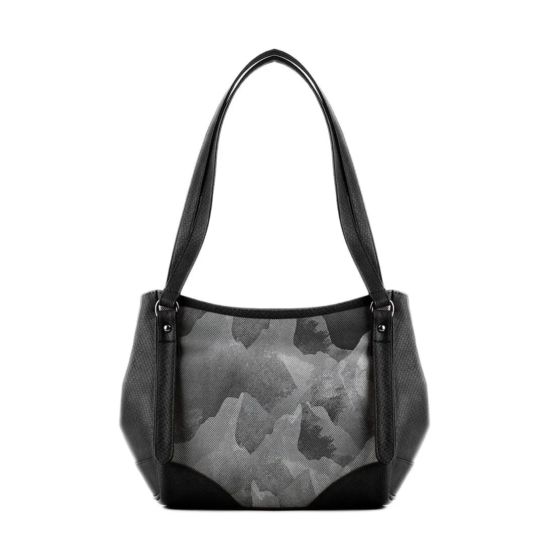 Black Leather Tote Bag The Grey Rocks