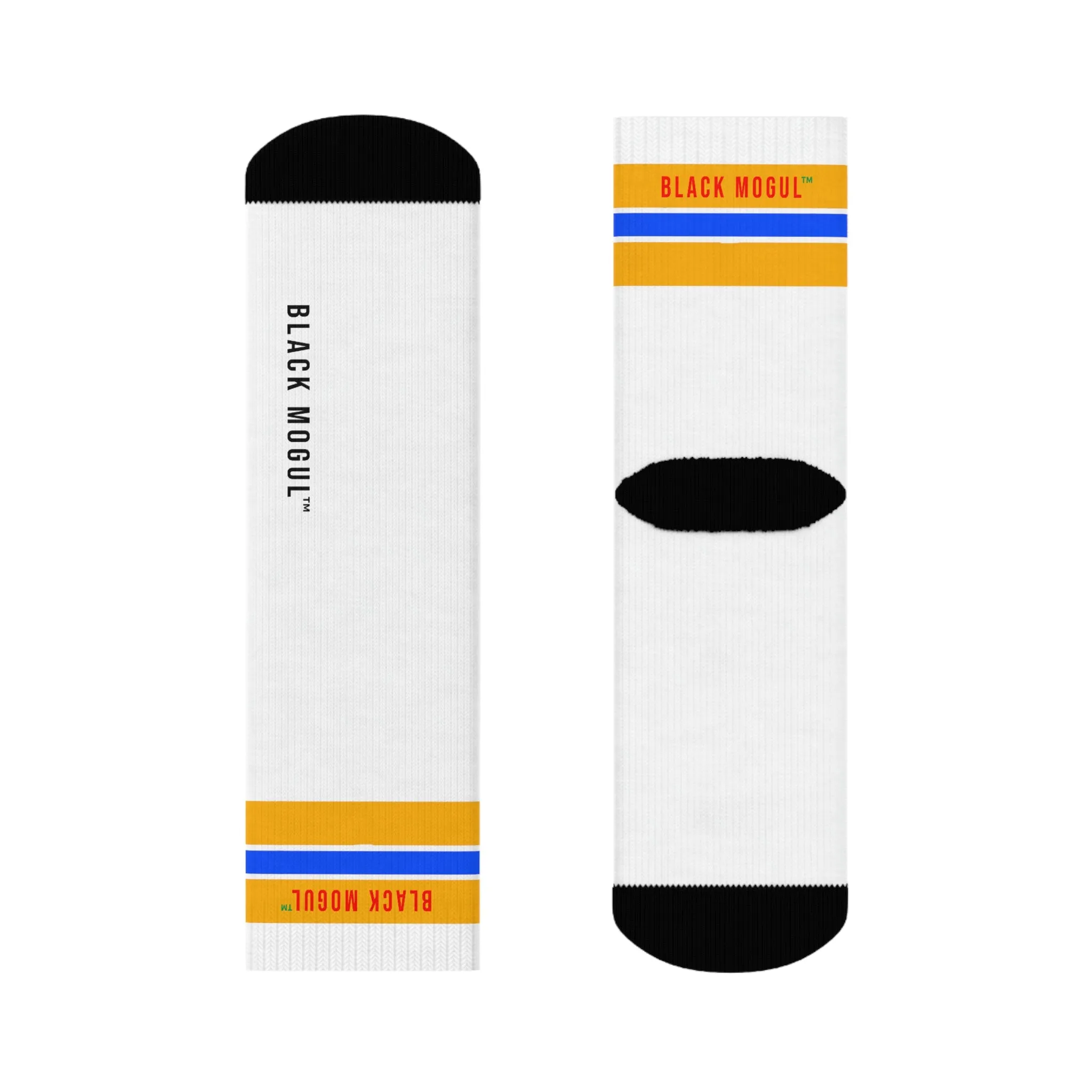 Black Mogul Draw Four Crew Socks