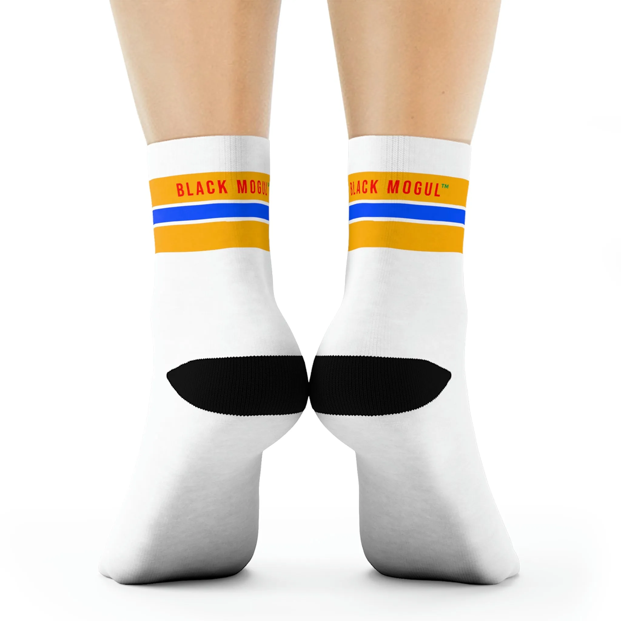 Black Mogul Draw Four Crew Socks