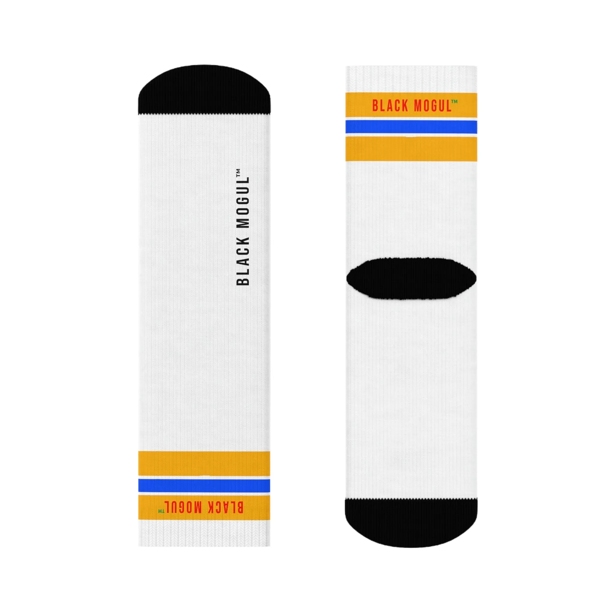 Black Mogul Draw Four Crew Socks