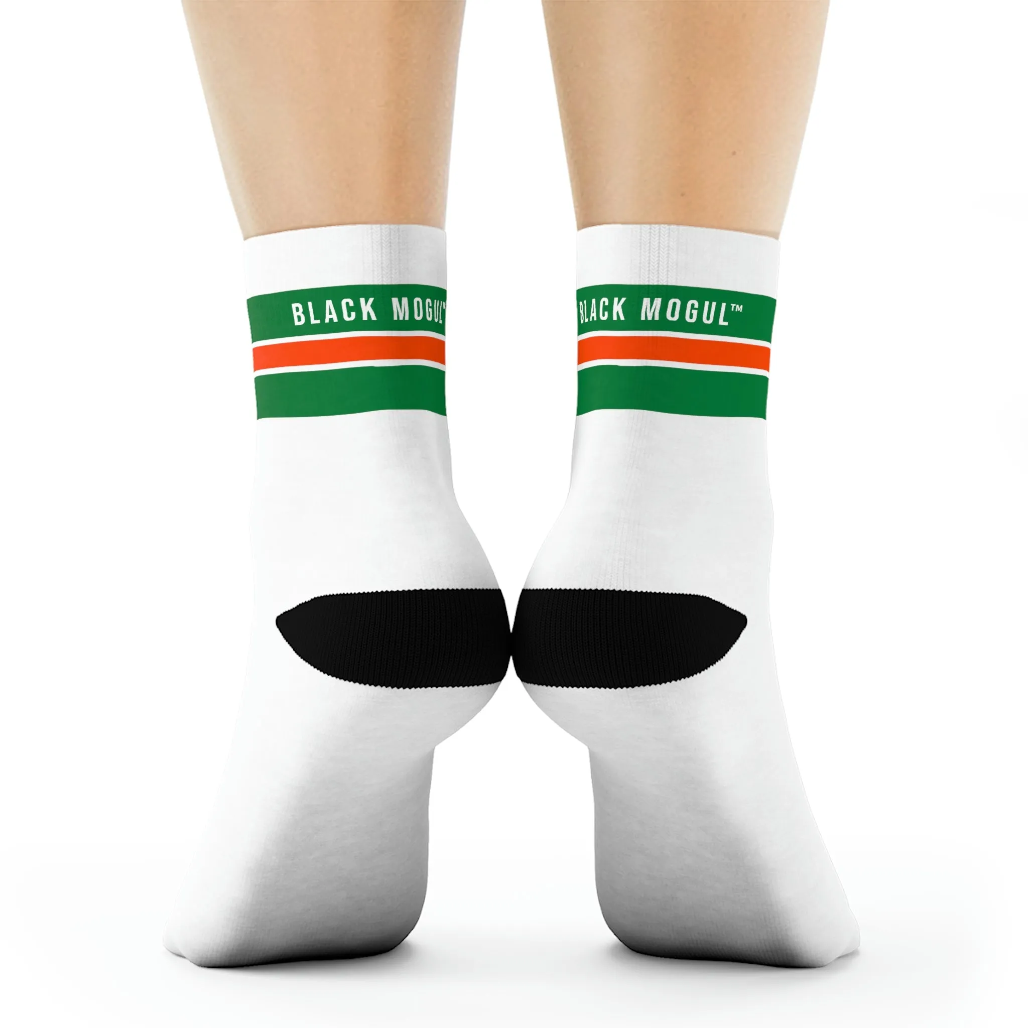 Black Mogul Hurricane Crew Socks
