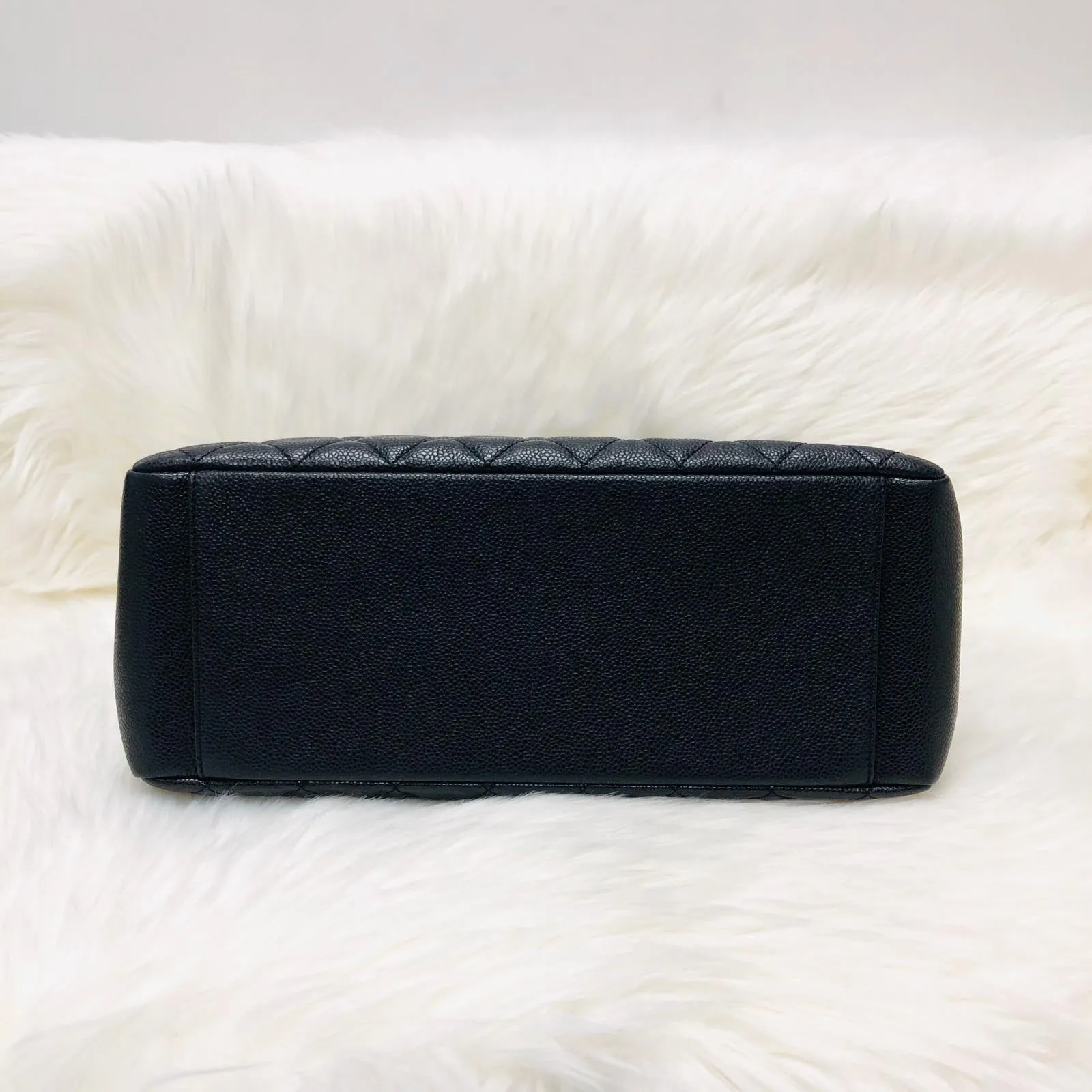 Chanel Black Caviar GST in Black with SHW
