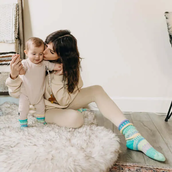 CHICK-a-DEE Knitted Crew Socks Made in USA
