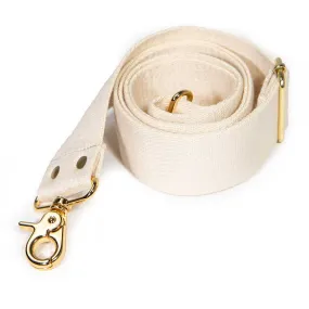 Cotton Webbing Cross Body/Shoulder Strap- Natural