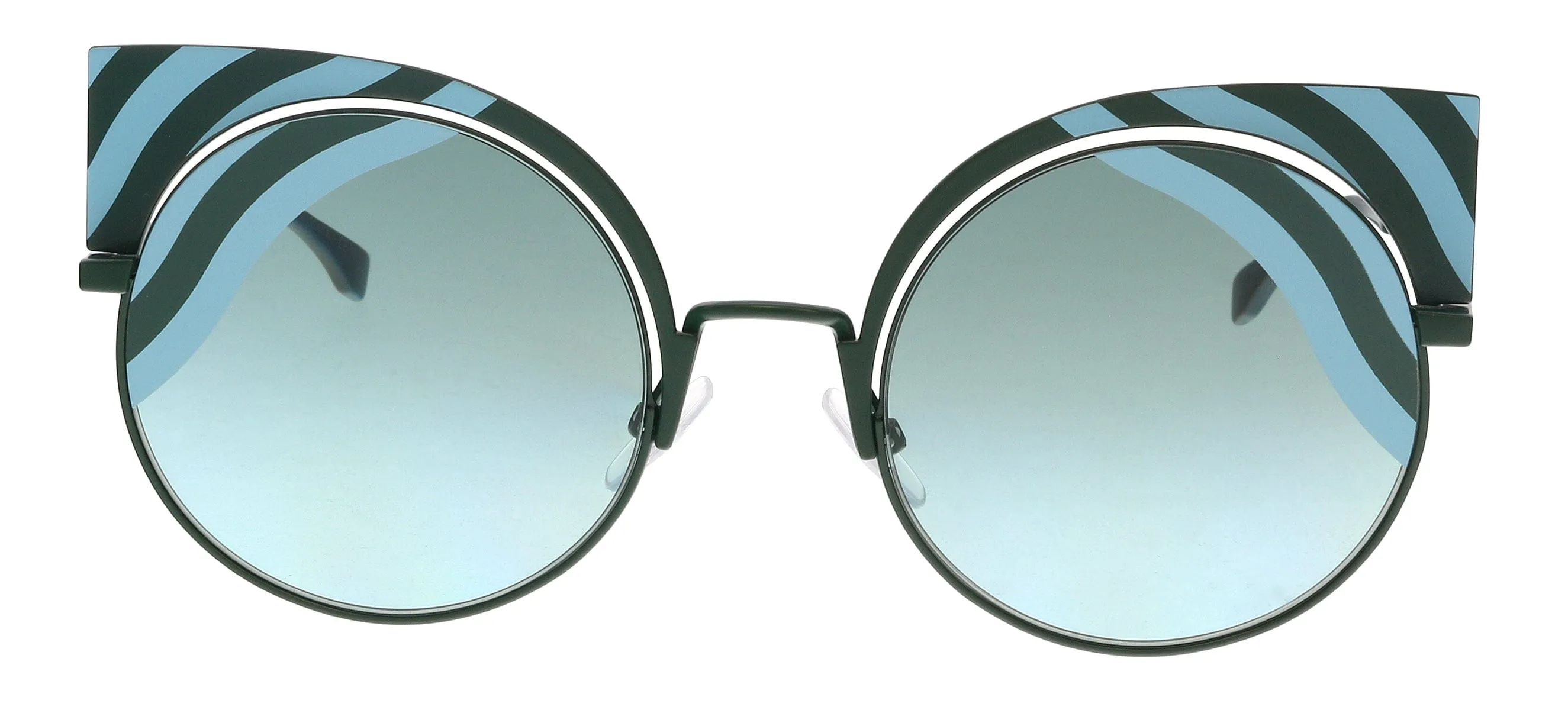 FENDI FF 0215/S  00KC- EQ Teal Cat eye Sunglasses