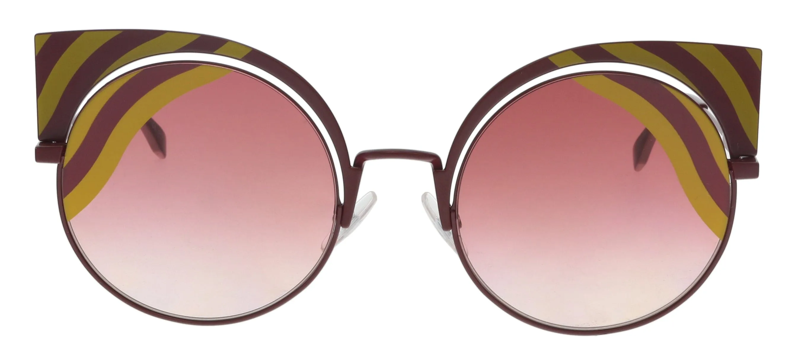 FENDI FF 0215/S  00L9- X4 Burgundy Cat eye Sunglasses
