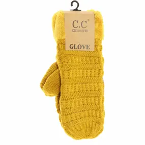 Fuzzy Lined CC Mittens