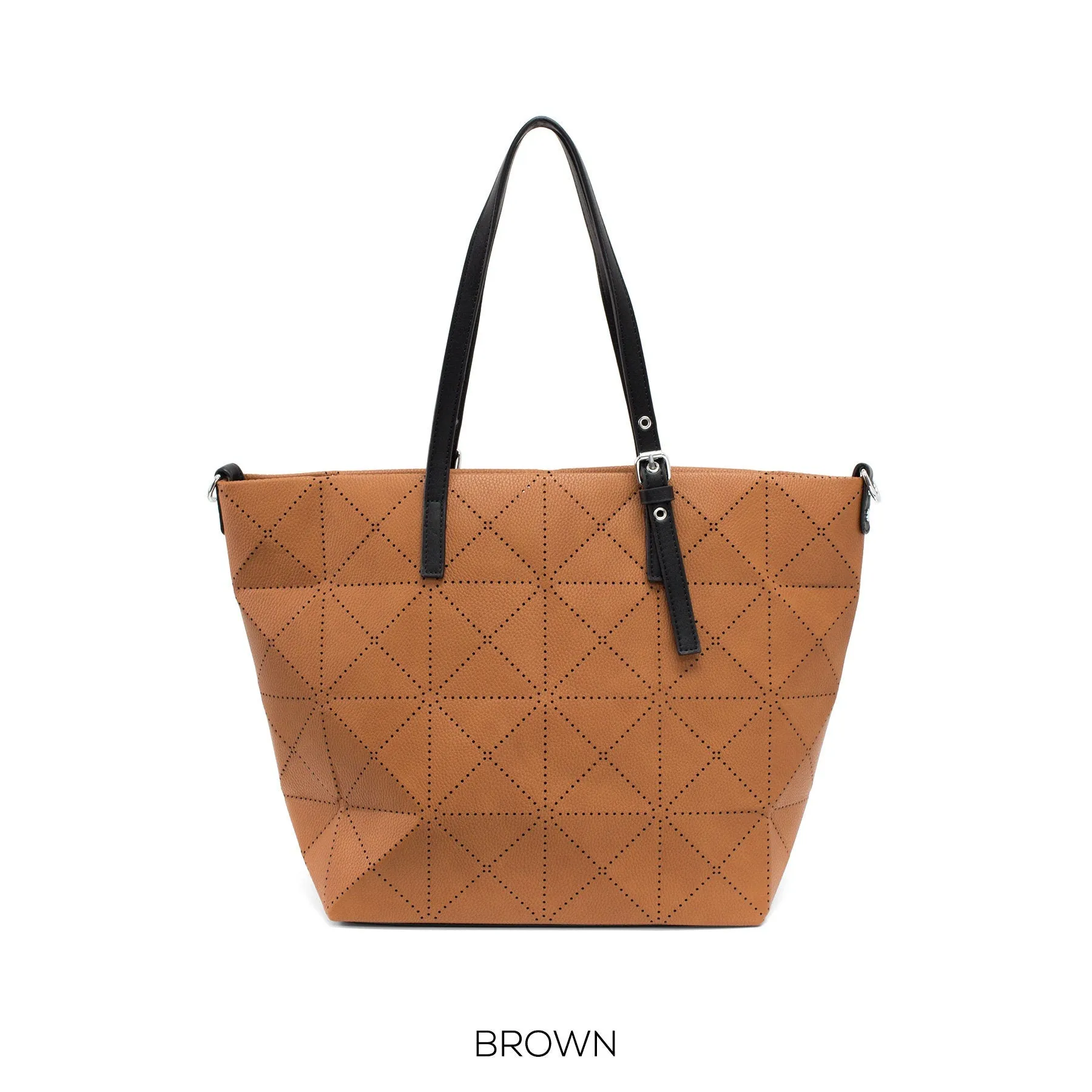 Geometric Shapes Large Tote Bag