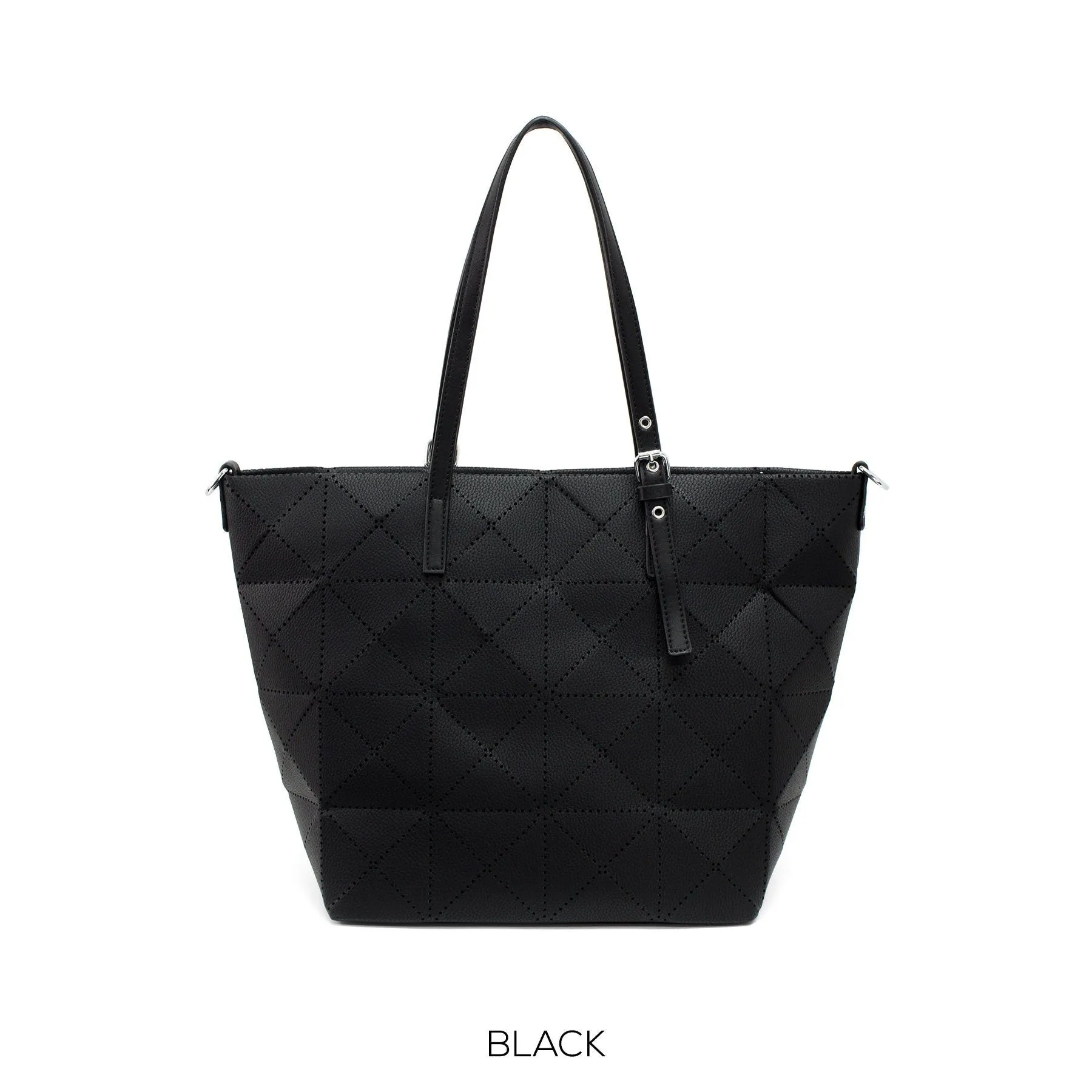 Geometric Shapes Large Tote Bag