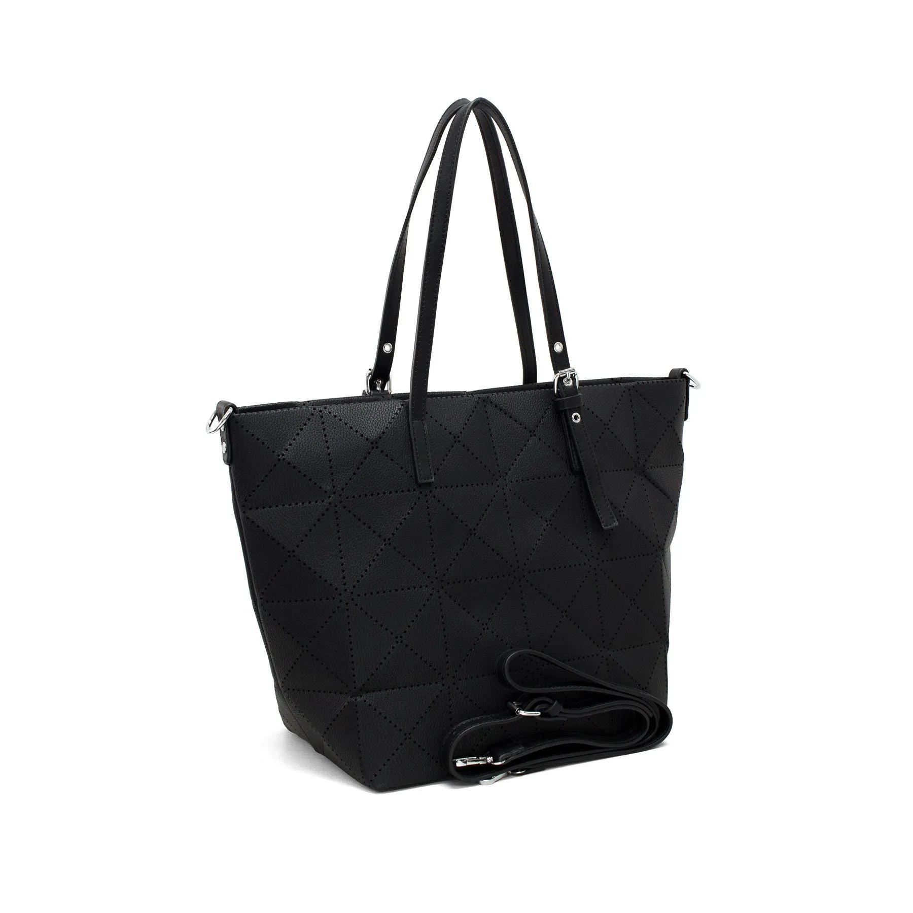 Geometric Shapes Large Tote Bag
