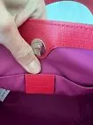 Gucci GG Childrens Rainbow Stars Leather Supreme Tote Handbag Bag Italy Red NEW