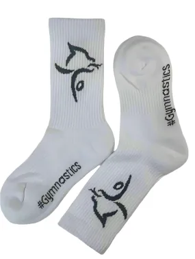 #Gymnastics Crew Socks