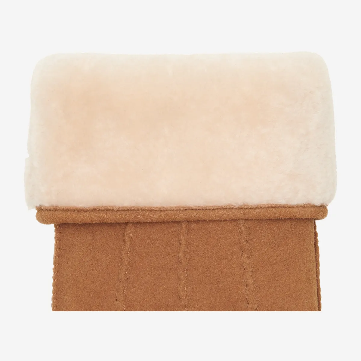 Josie (camel) - suede goatskin leather gloves with luxurious shearling lining