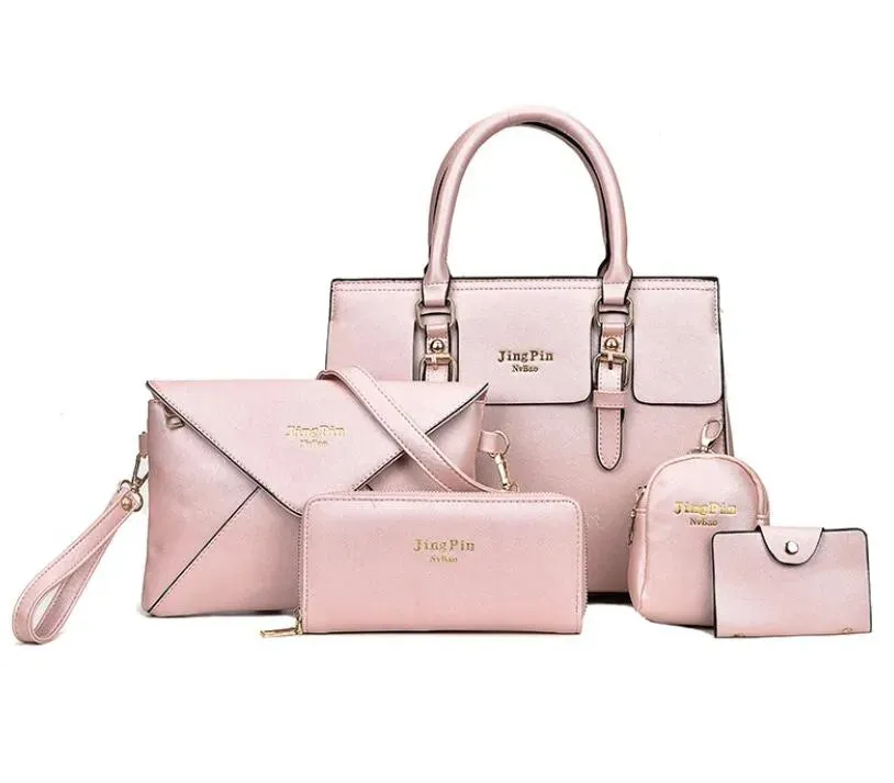 Korean Version of Shoulder Bag Five-Piece Casual Diagonal Bag  Luxury Designer