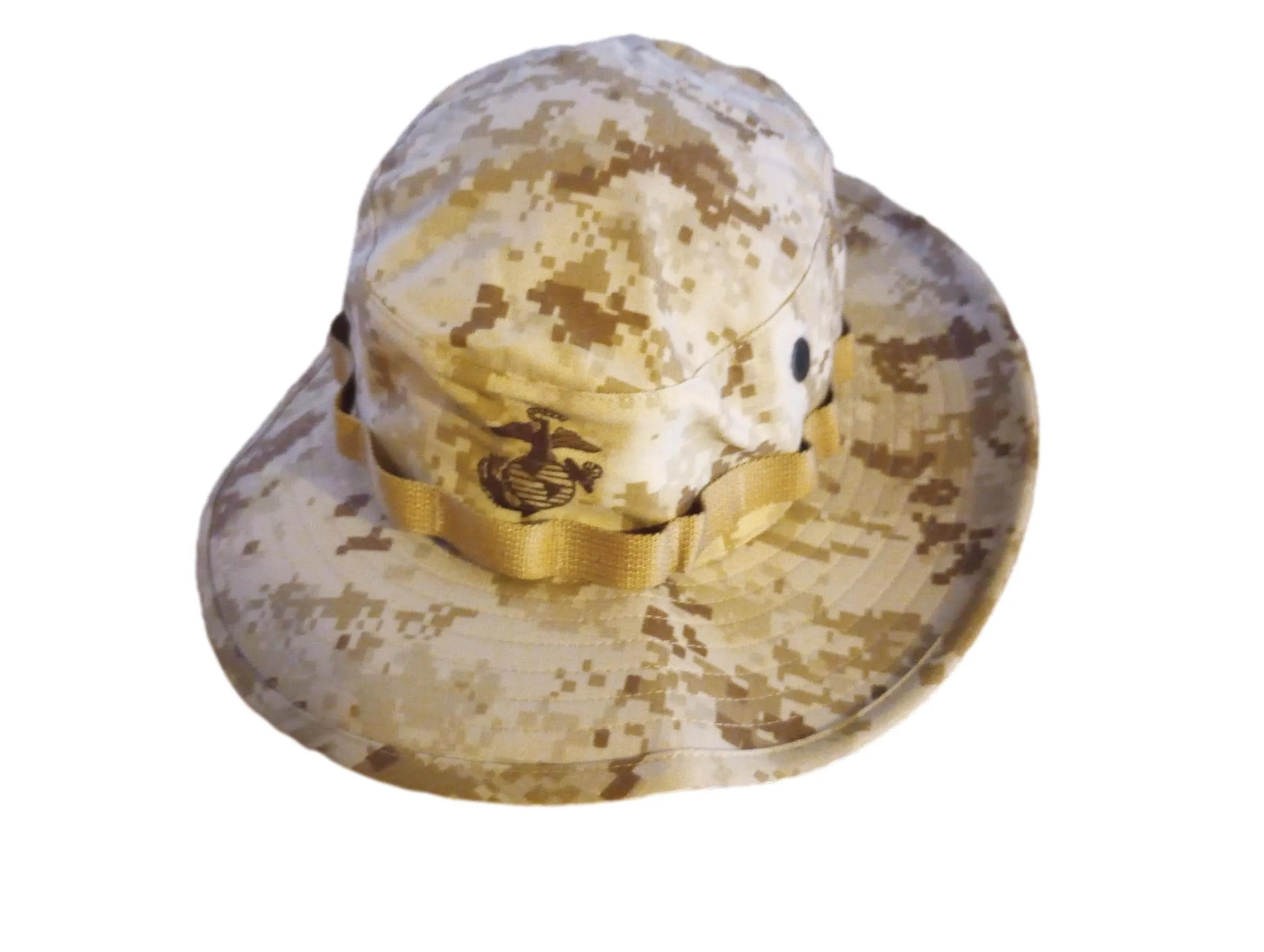 MARINE CORPS BOONIE HAT DIGITAL DESERT MARPAT CAMOUFLAGE LARGE 7.5  USA MADE