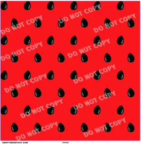 PV111 Watermelon seeds vinyl sheet