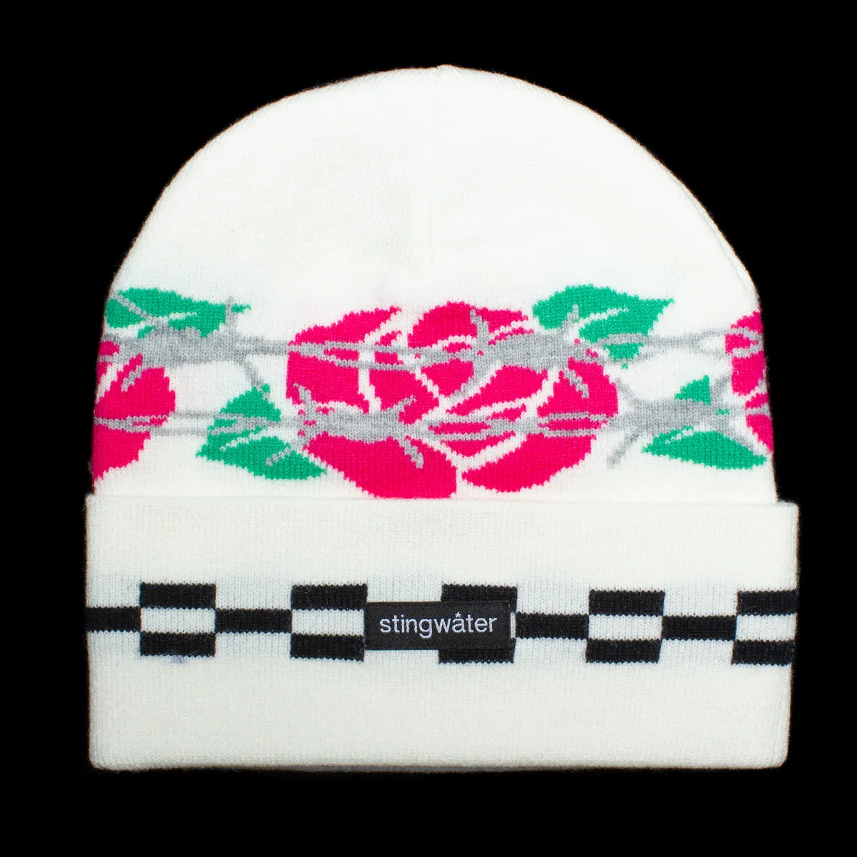 Rose Cuff Beanie