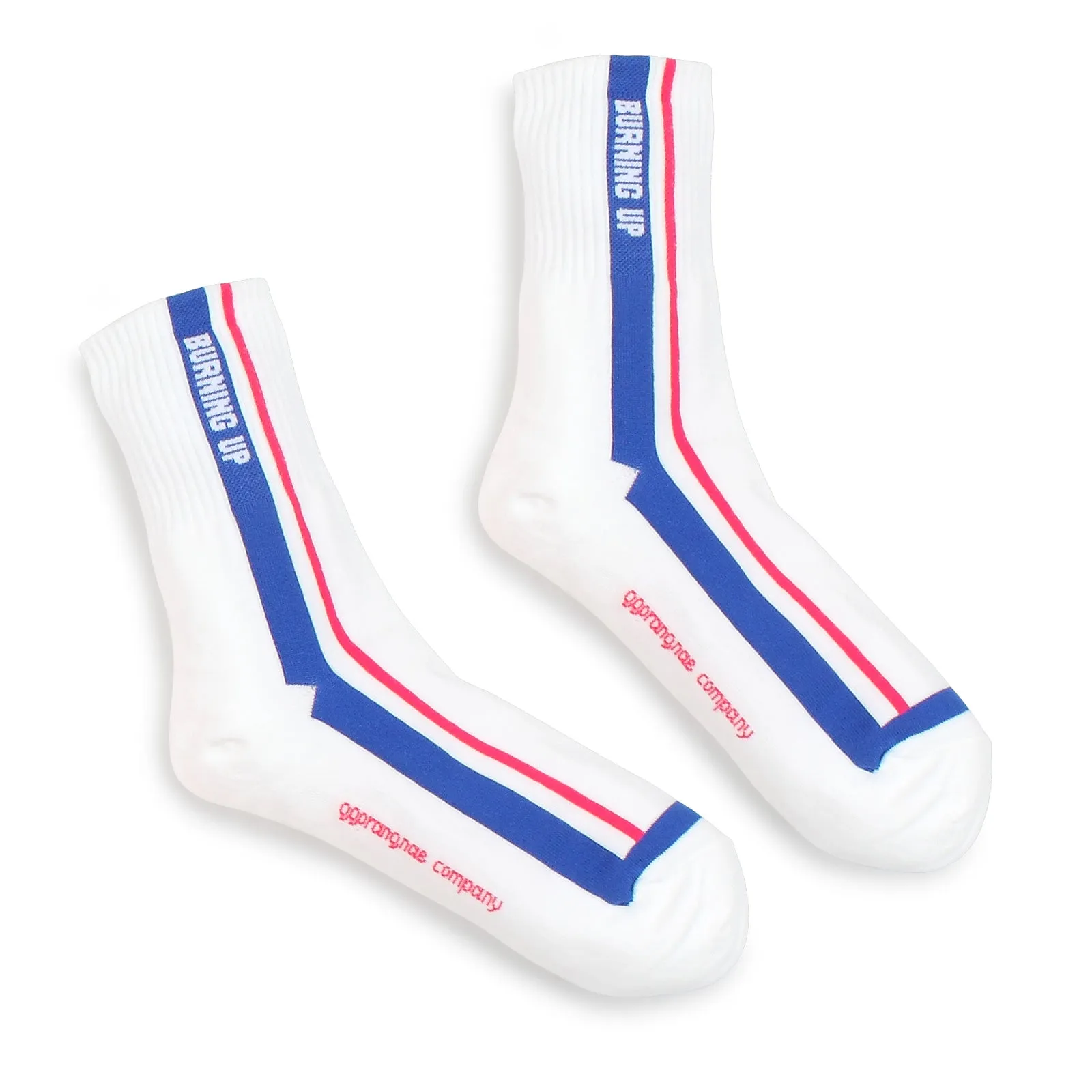 Rugby Burning up Street Fashion Socks (Crew 5pairs) BH15