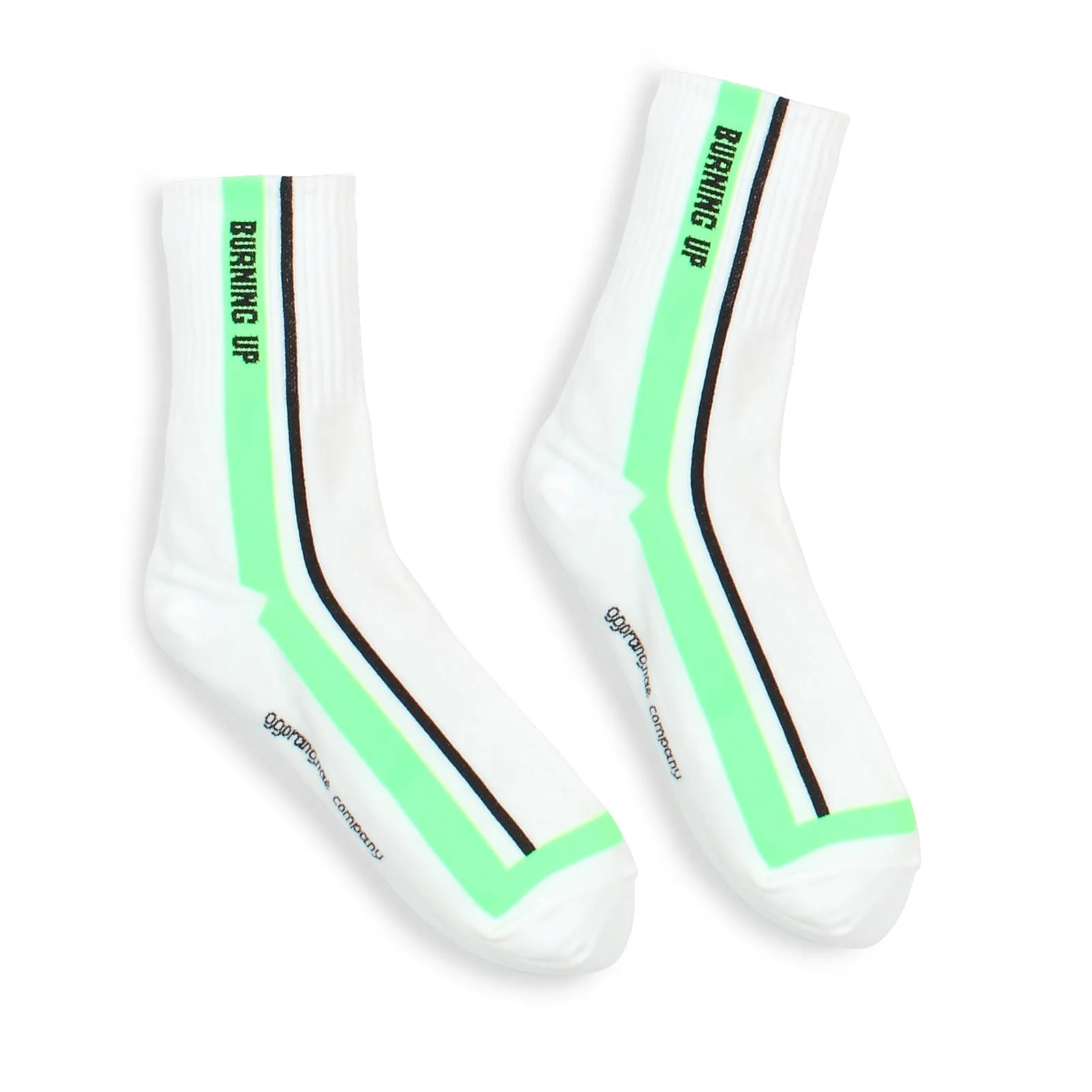 Rugby Burning up Street Fashion Socks (Crew 5pairs) BH15