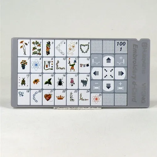 Sampler d-Card 100 1 for Viking Designer II,