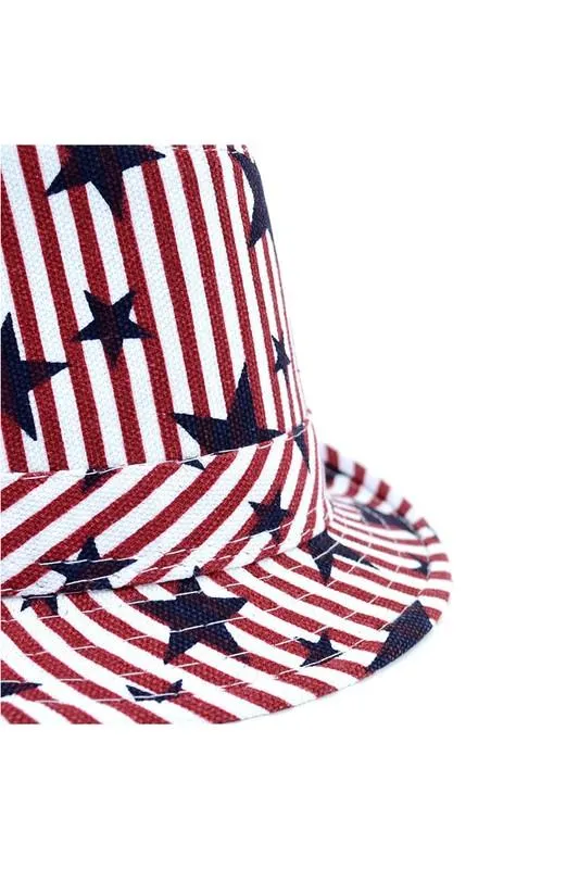 Spring/Summer USA Stars StripesTrilby Fedora