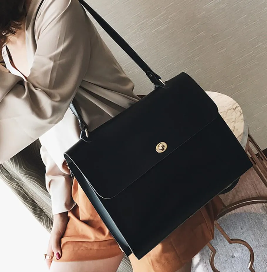 Vvsha Female Big Bag High Quality PU Leather Women's Designer Handbags Ladies Briefcase Tote Shoulder Messenger Bags Bolsa Feminina
