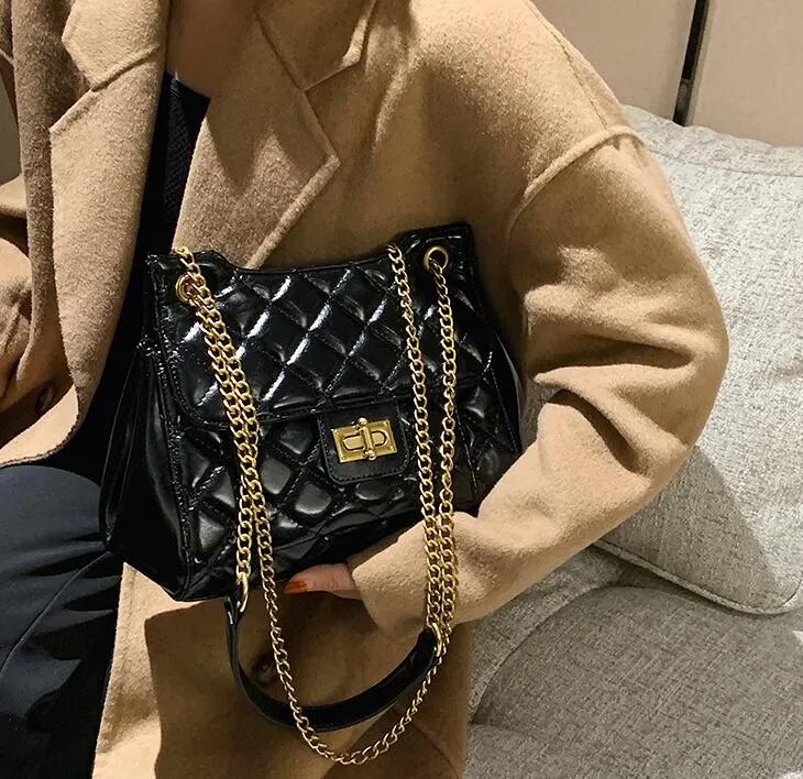 Vvsha Lattice Square Crossbody bag 2024 New High-quality PU Leather Women's Designer Handbag High capacity Shoulder Messenger Bag
