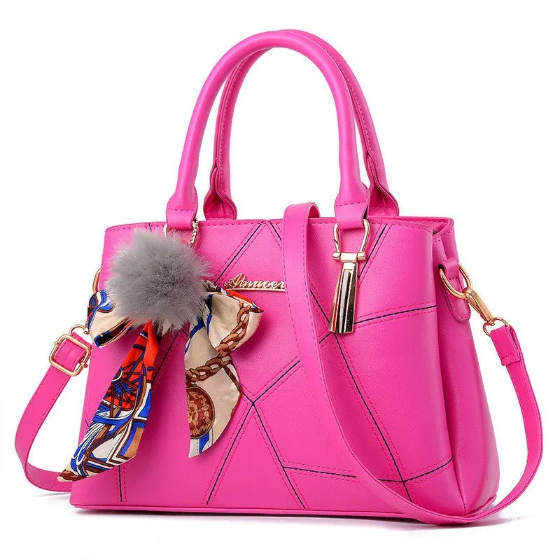 Women's PU Leather Crossbody Shoulder Handbag