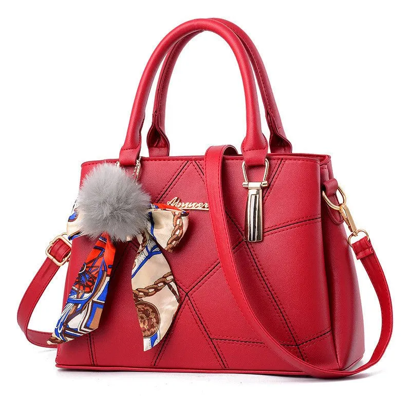Women's PU Leather Crossbody Shoulder Handbag