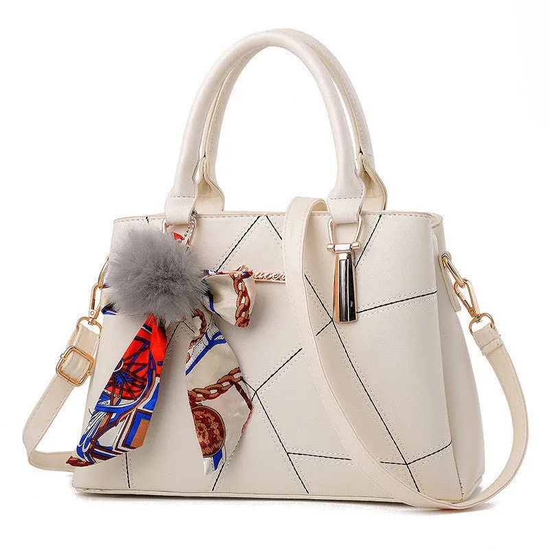 Women's PU Leather Crossbody Shoulder Handbag