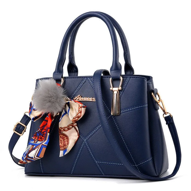 Women's PU Leather Crossbody Shoulder Handbag