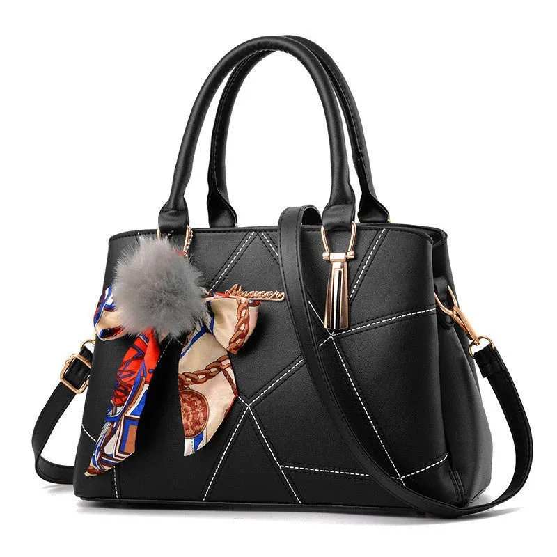 Women's PU Leather Crossbody Shoulder Handbag